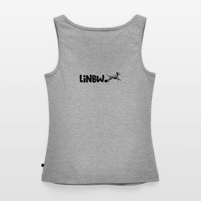 Boa´s Tank Top Premium Splash Life is not just black and white Edition Black - Grau meliert