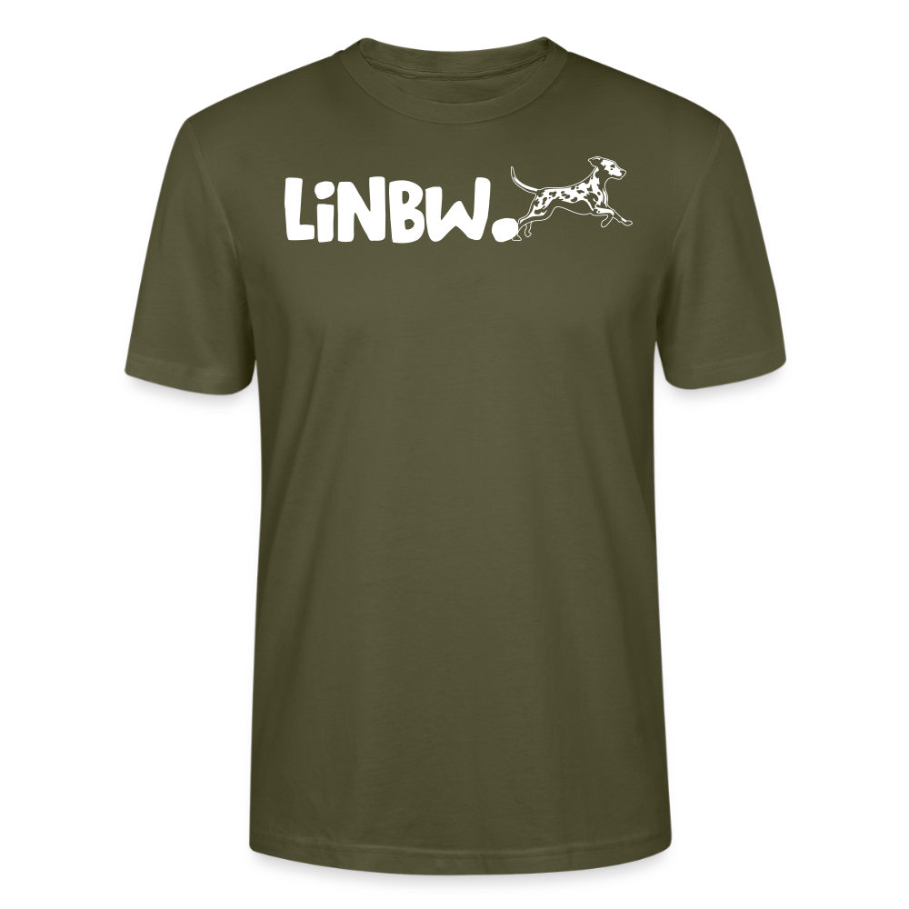 LiNBW. Unisex T-Shirt Premium Crew White Edition Life is not just black and white - Khaki