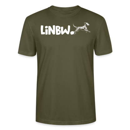 LiNBW. Unisex T-Shirt Premium Crew White Edition Life is not just black and white - Khaki