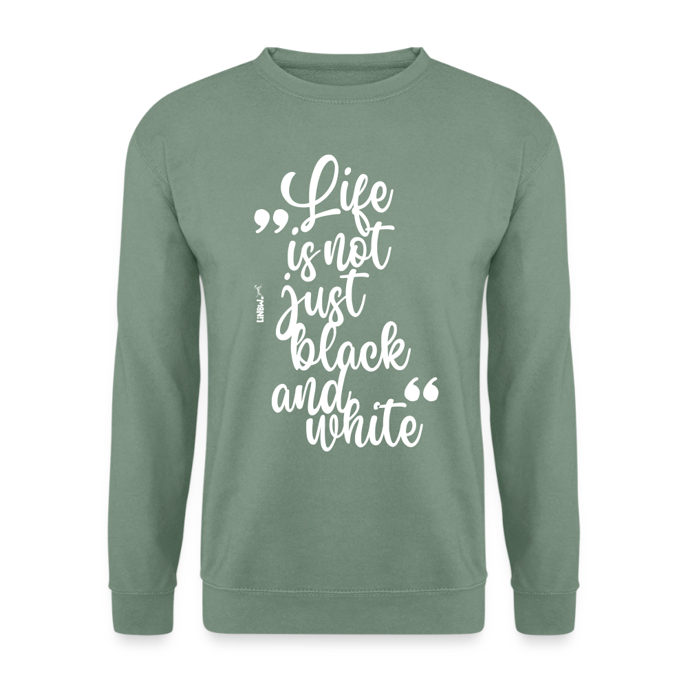 Life is not just black and white Classic Pullover White Edition - LiNBW.