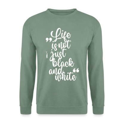 Life is not just black and white Classic Pullover White Edition - LiNBW.