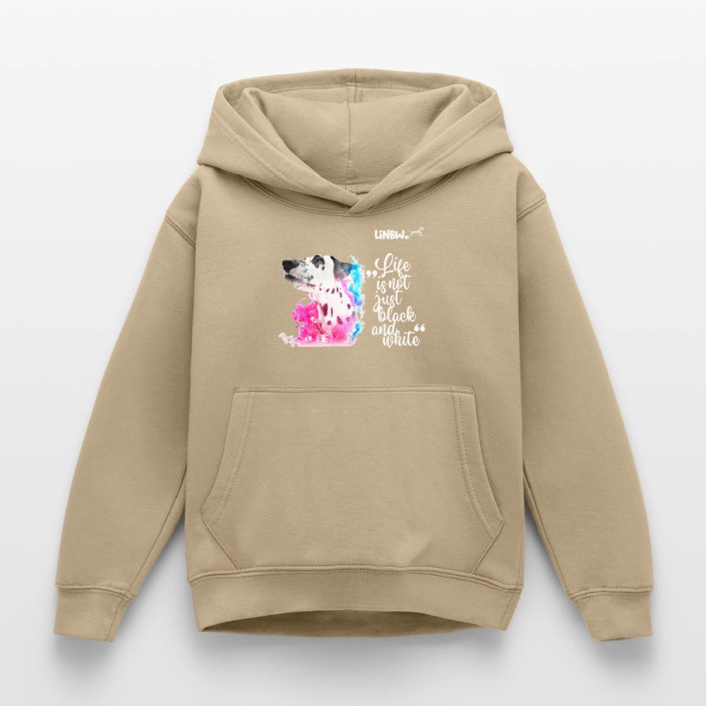 Boa's Hoodie Splash Life is not just black and white Edition White - Sand