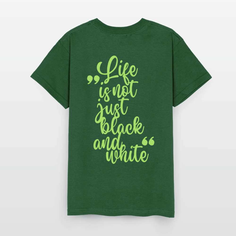 LiNBW. Crew T-Shirt Green Edition Life is not just black and white - LiNBW.