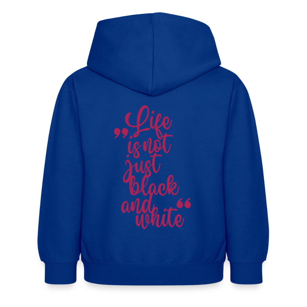 LiNBW. Crew Hoodie Life is not just black and white Edition Pink - LiNBW.