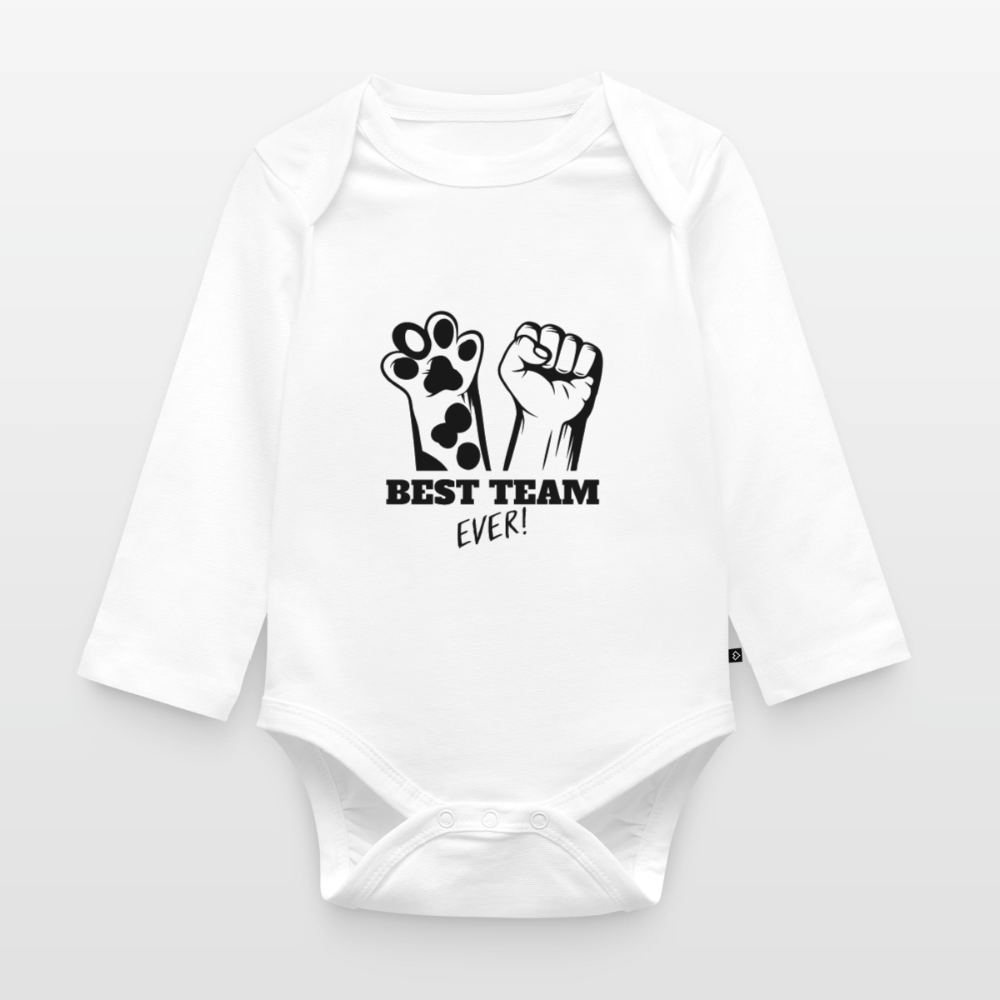 Best Team Ever Langarm-Body - Weiß