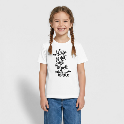Life is not just black and white T-Shirt Black Edition - LiNBW.
