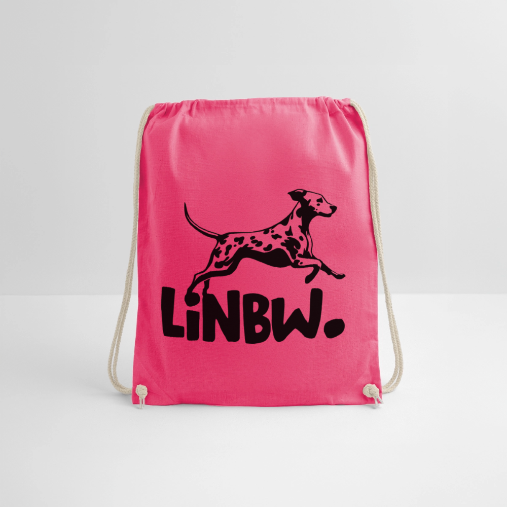 LiNBW. Turnbeutel Black Edition - Fuchsia