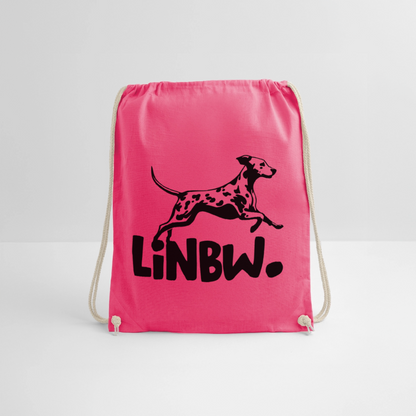 LiNBW. Turnbeutel Black Edition - Fuchsia
