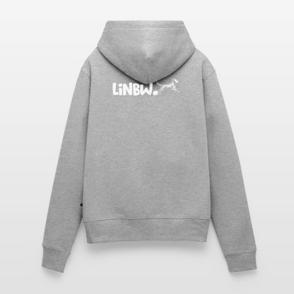 Life is not just black and white Hoodie White Edition - Grau meliert