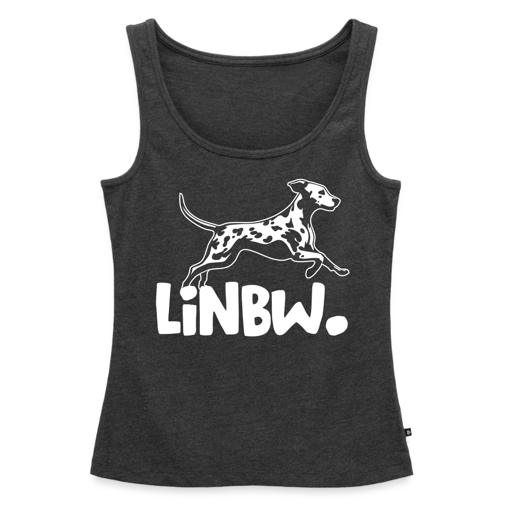 LiNBW. Tank Top Premium White Edition - Anthrazit meliert