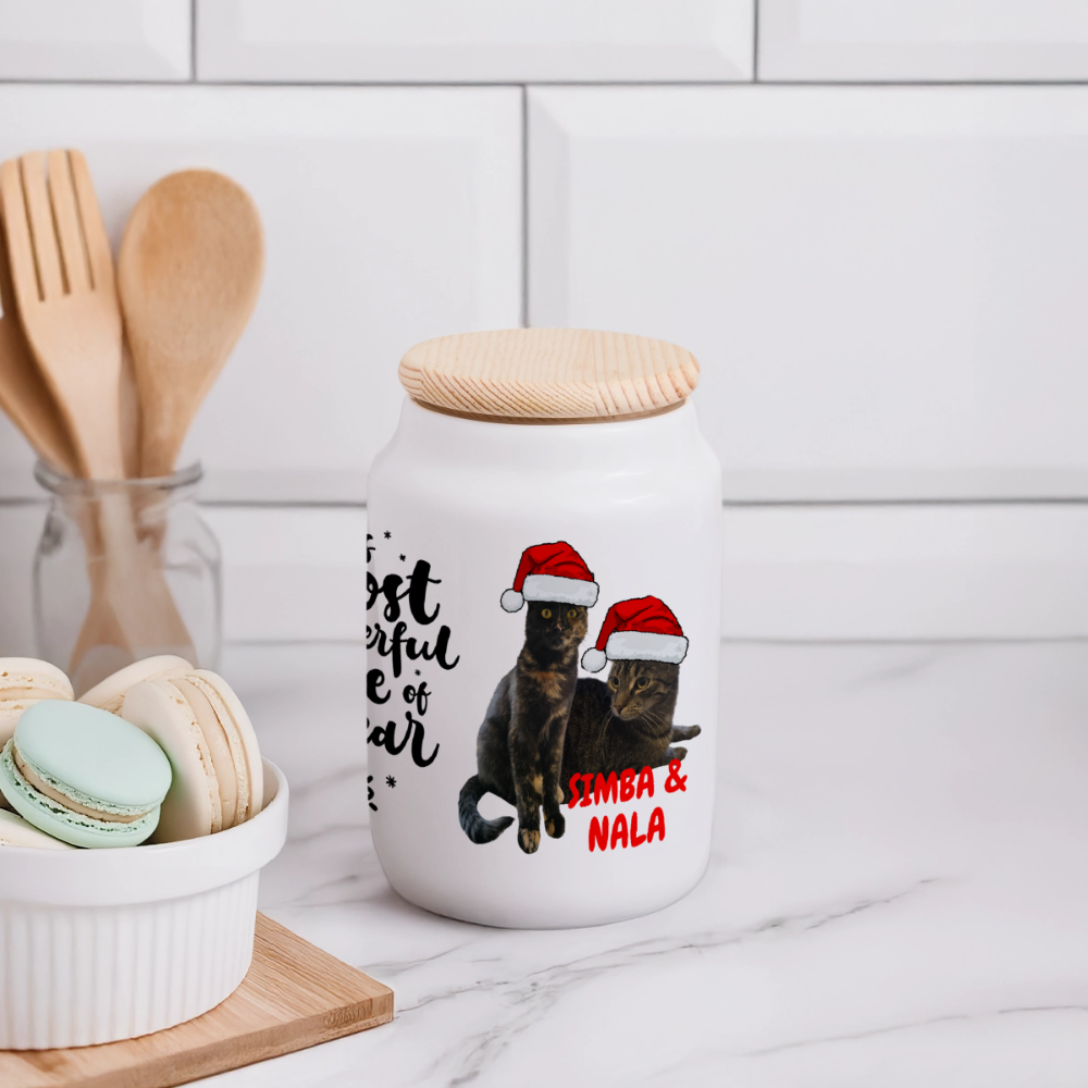 Simba´s und Nala´s Keksdose Weihnachtsedition - Weiß