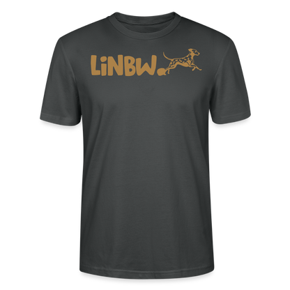 LiNBW. Unisex T-Shirt Premium Crew Brown Edition Life is not just black and white - Anthrazit