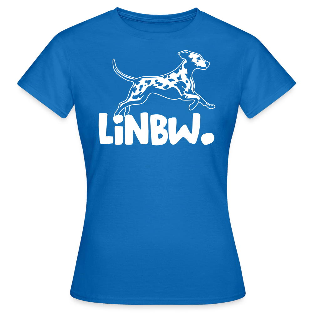 LiNBW. T-Shirt White Edition - Royalblau