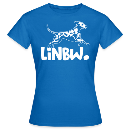 LiNBW. T-Shirt White Edition - Royalblau