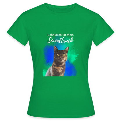 Nala's T-Shirt Schnurren ist mein Soundtrack White Edition - Kelly Green