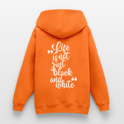 LiNBW. Crew Hoodie Life is not just black and white Edition White - LiNBW.