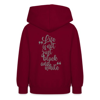 LiNBW. Crew Hoodie Life is not just black and white Edition Grey - LiNBW.