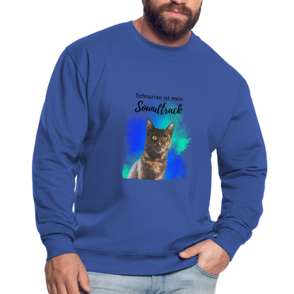 Nala's Classic Pullover Schnurren ist mein Soundtrack Black Edition - Royalblau