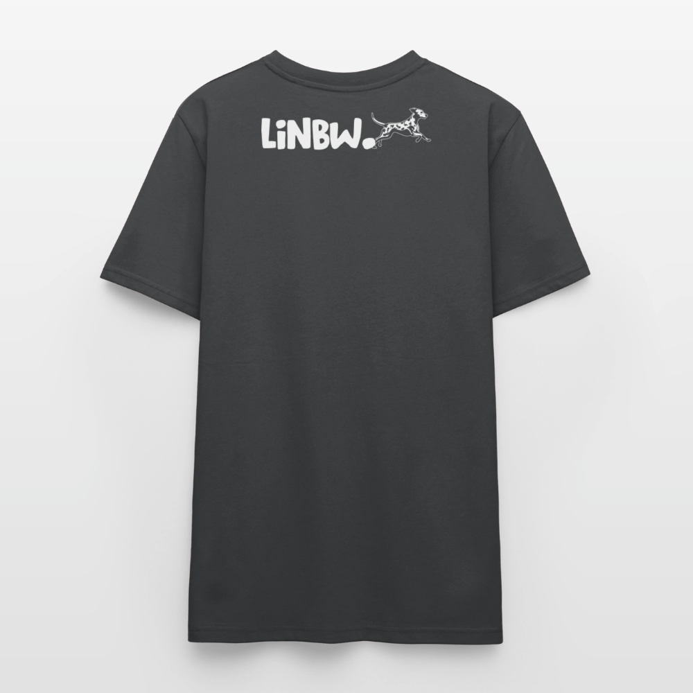 Life is not just black and white – Bio-Baumwollshirt - Anthrazit