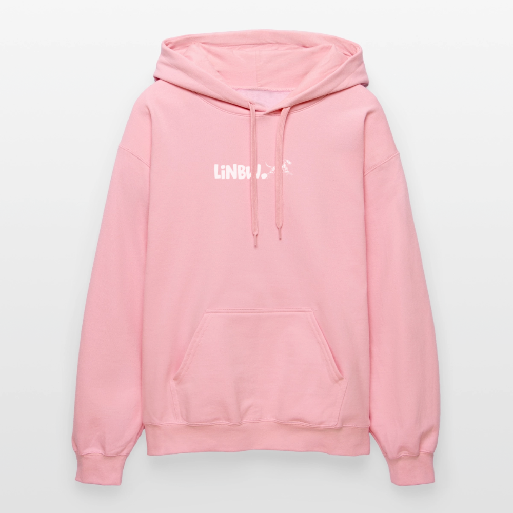 LiNBW. Crew Hoodie White Edition Life is not just black and white - Hellrosa
