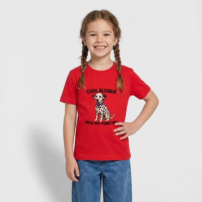 Davina's T-Shirt Cool bleiben auch mit Punkten - Rot