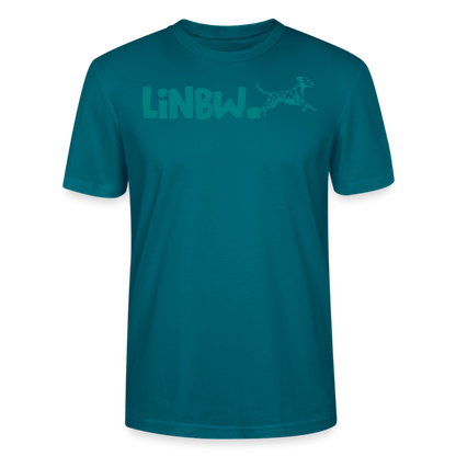 LiNBW. Unisex T-Shirt Premium Crew Blue Edition Life is not just black and white - LiNBW.