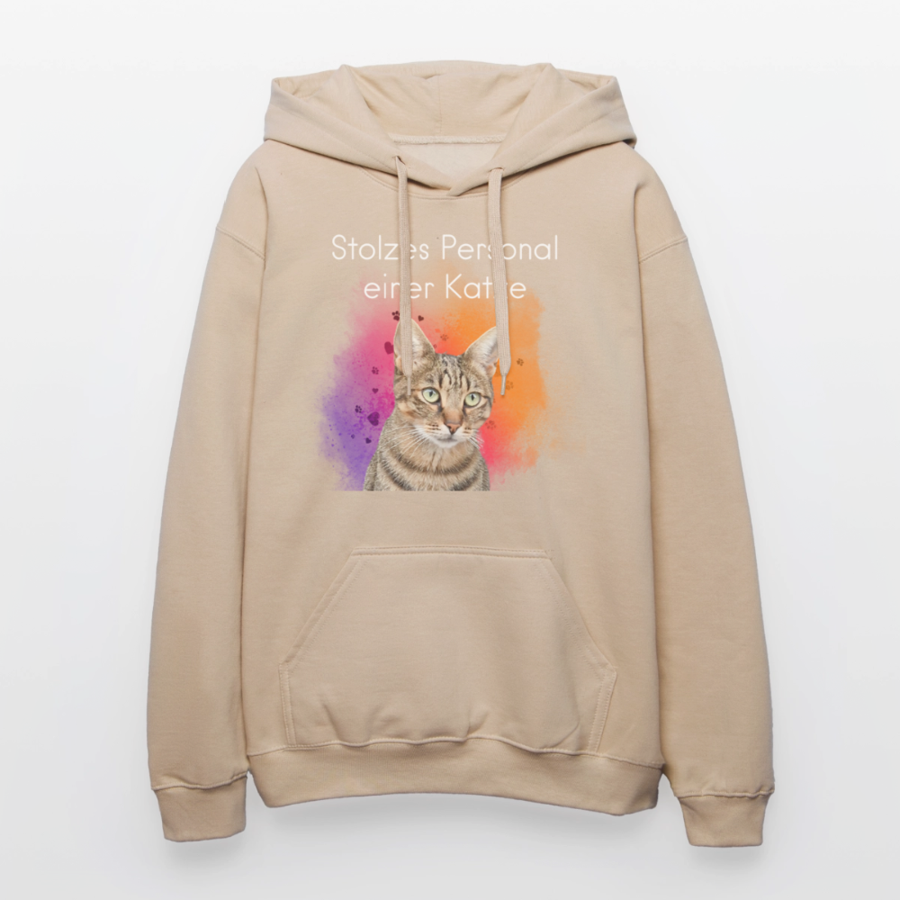 Pedro's Hoodie Stolzes Personal einer Katze White Edition - Sand