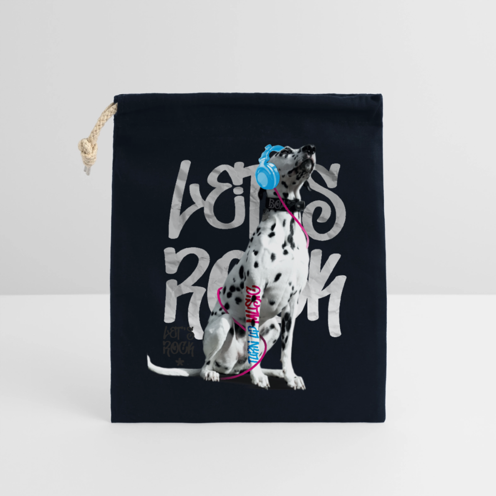 Boa´s Baumwollbeutel Let´s Rock - Navy