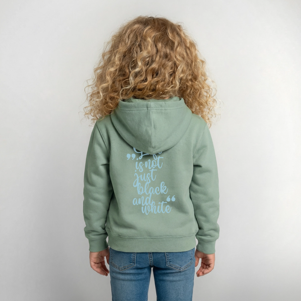 LiNBW. Crew Hoodie Life is not just black and white Edition Blue - LiNBW.