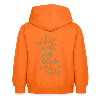 LiNBW. Crew Hoodie Life is not just black and white Edition Brown - LiNBW.