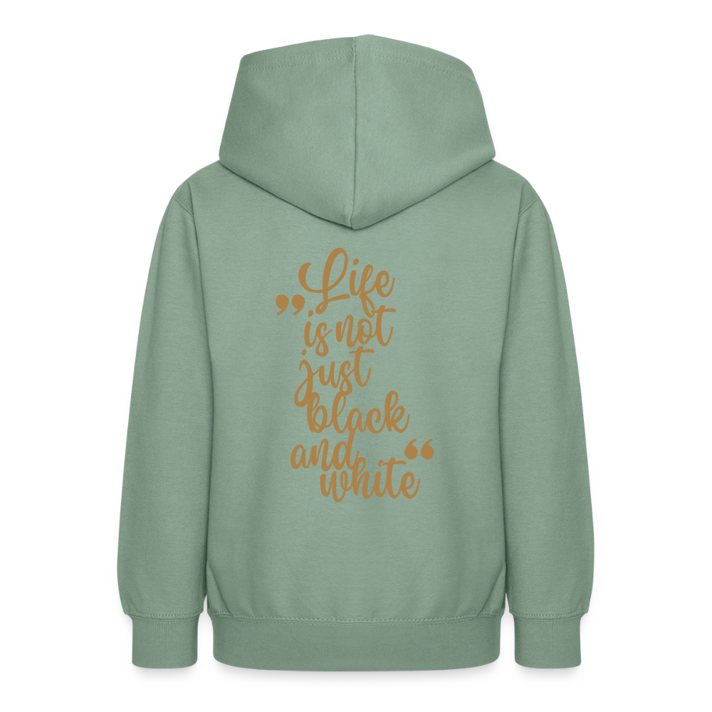 LiNBW. Crew Hoodie Life is not just black and white Edition Brown - LiNBW.