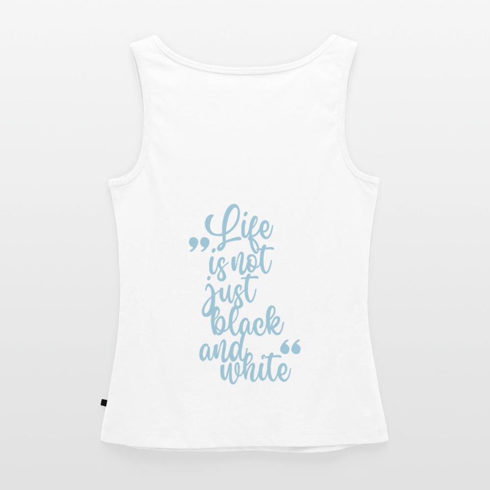 LiNBW. Tank Top Premium Blue Edition Life is not just black and white - Weiß