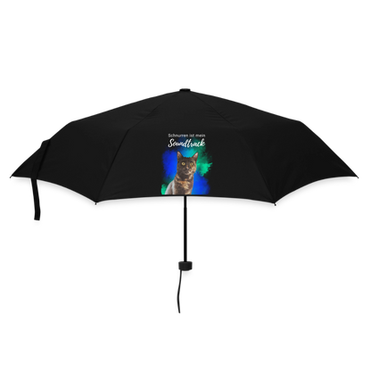 Nala's Regenschirm Schnurren ist mein Soundtrack - Schwarz