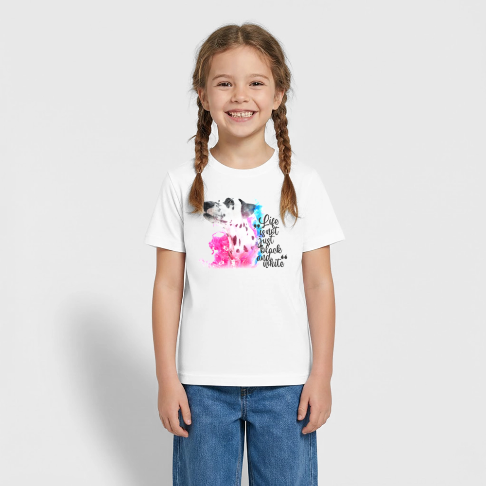 Boa's T-Shirt Splash Black Edition Life is not just black and white - Weiß