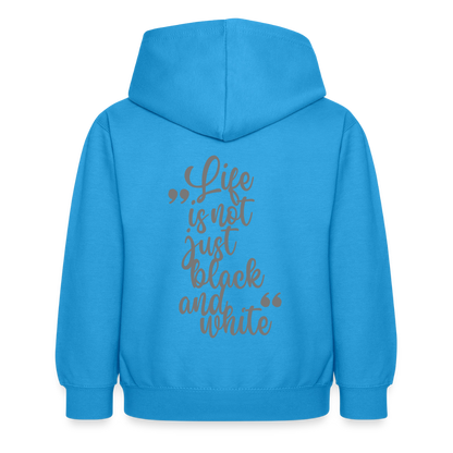 LiNBW. Crew Hoodie Life is not just black and white Edition Grey - LiNBW.