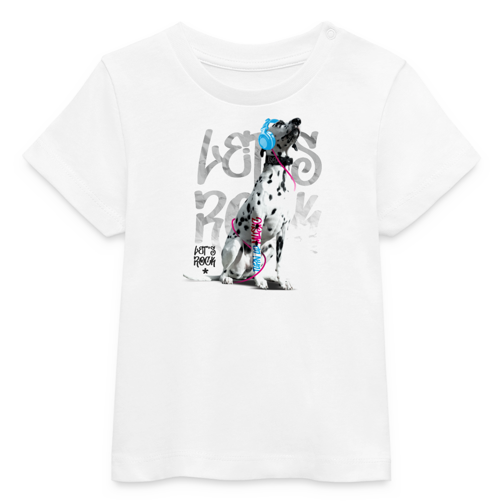 Boa's T-Shirt Let's Rock - Weiß