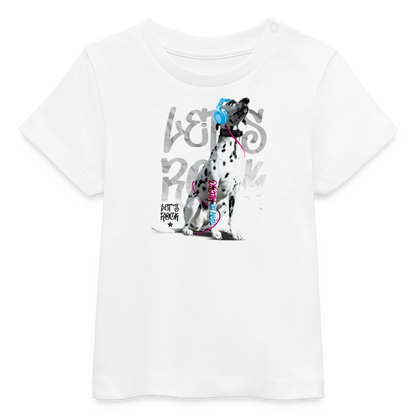 Boa's T-Shirt Let's Rock - Weiß