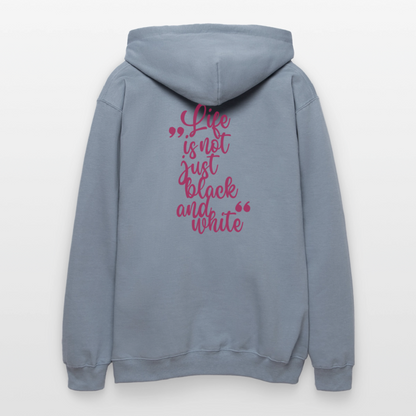 LiNBW. Crew Hoodie Pink Edition Life is not just black and white - Blau