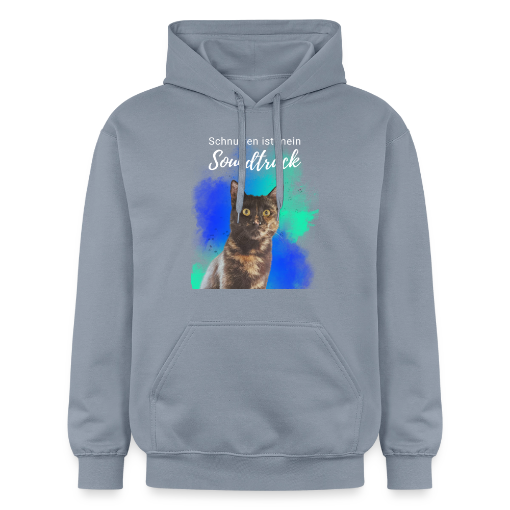 Nala's Hoodie Schnurren ist mein Soundtrack White Edition - Blau