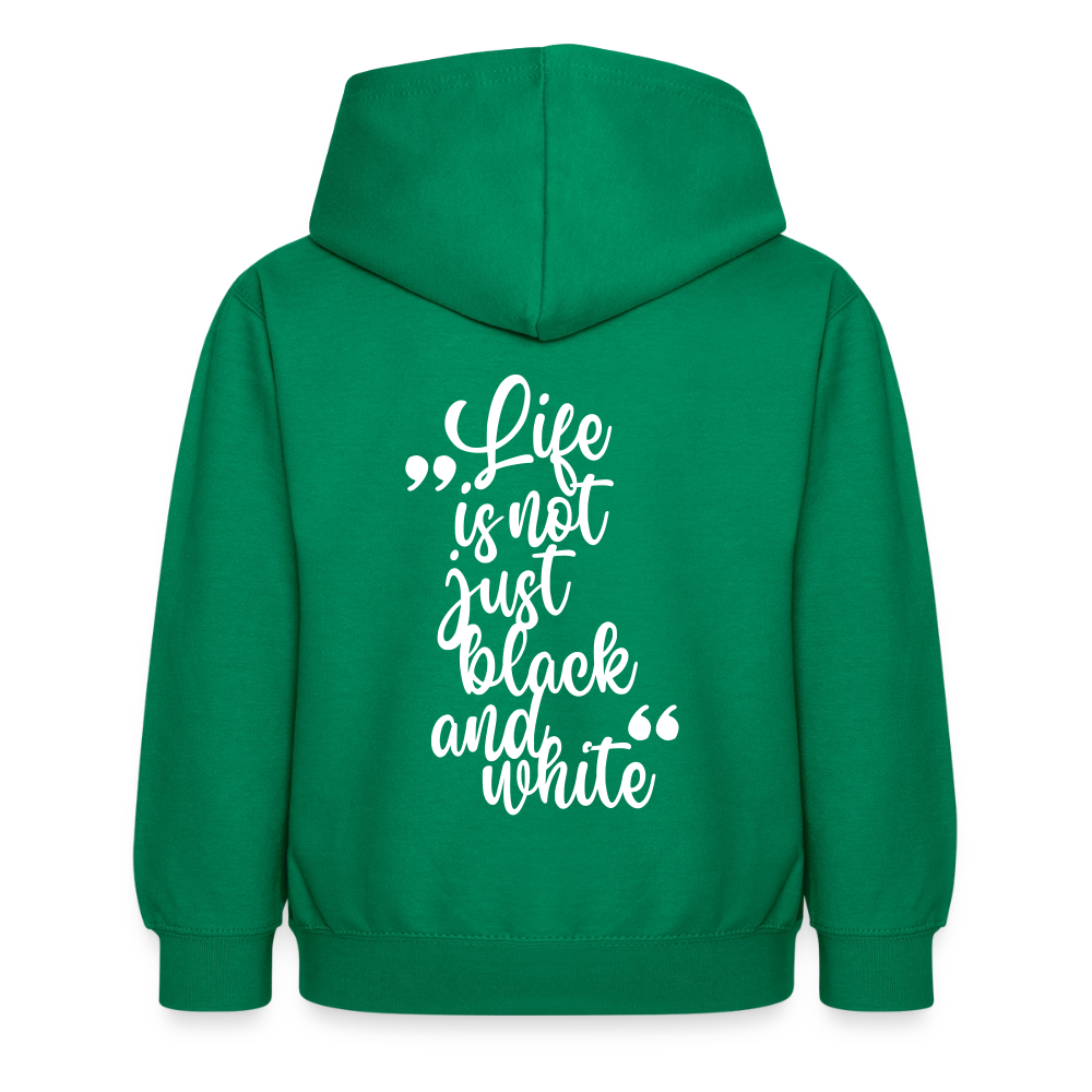 LiNBW. Crew Hoodie Life is not just black and white Edition White - LiNBW.