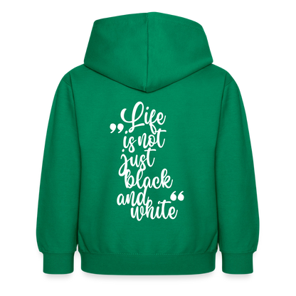 LiNBW. Crew Hoodie Life is not just black and white Edition White - LiNBW.