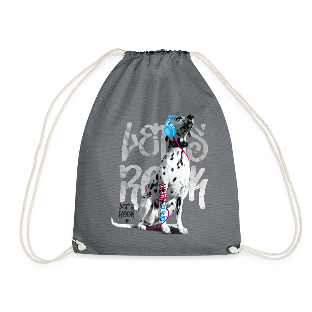 Boa´s Turnbeutel Let´s Rock - Grau