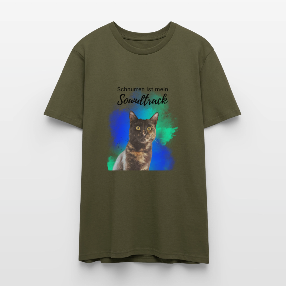 Nala's Unisex T-Shirt Premium Schnurren ist mein Soundtrack Black Edition - Khaki