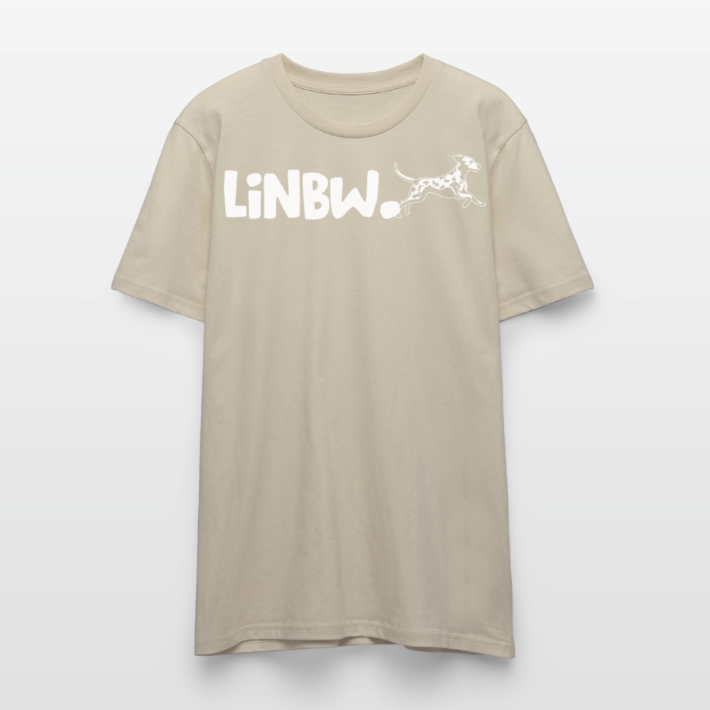 LiNBW. Unisex T-Shirt Premium Crew White Edition Life is not just black and white - Beige