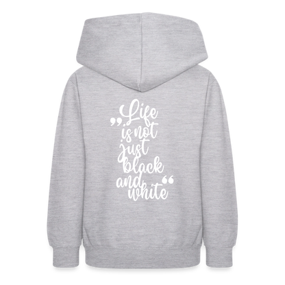 LiNBW. Crew Hoodie Life is not just black and white Edition White - LiNBW.