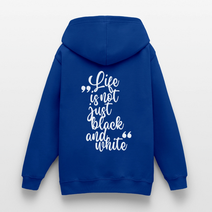 LiNBW. Crew Hoodie Life is not just black and white Edition White - LiNBW.