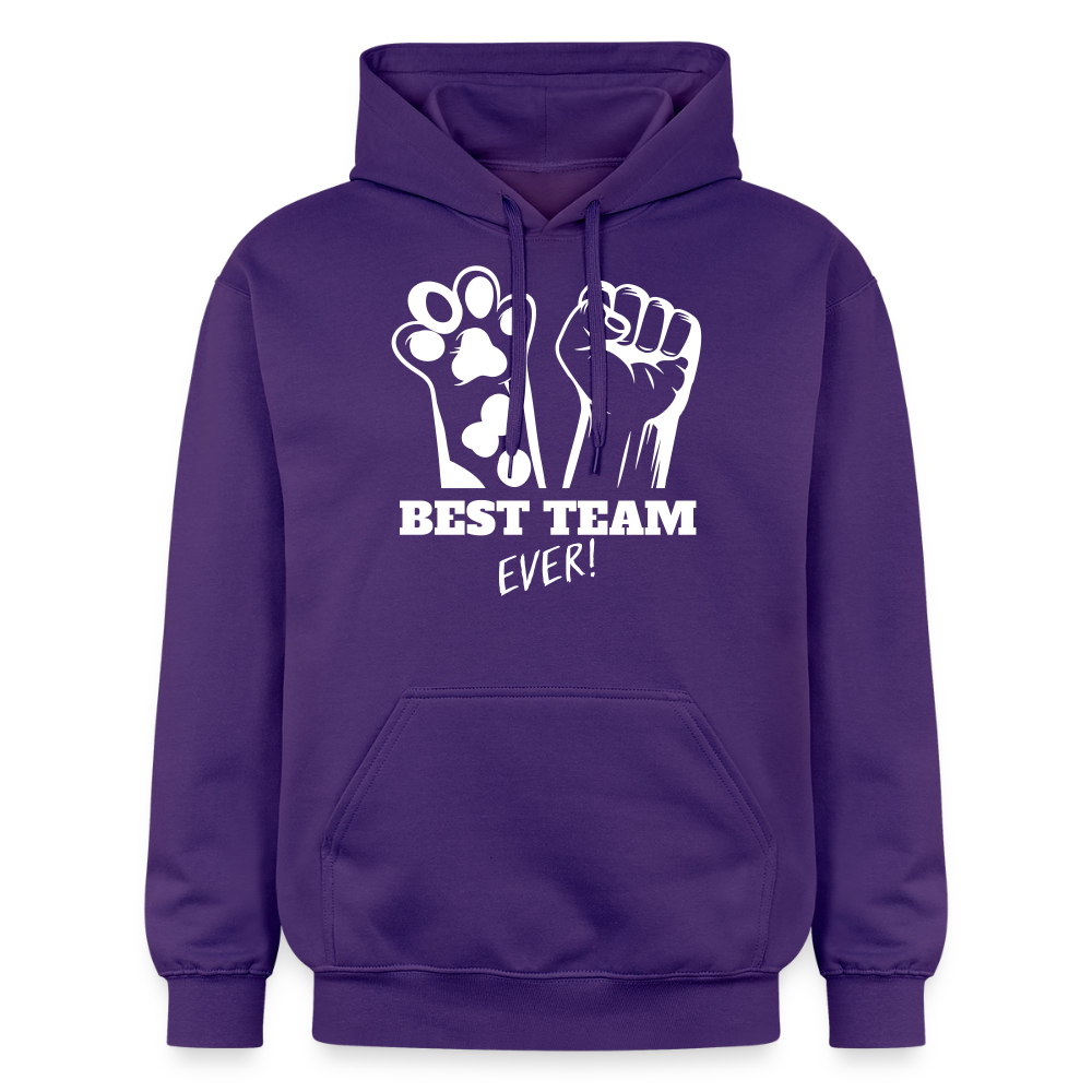 Best Team Ever Hoodie White Edition - Lila