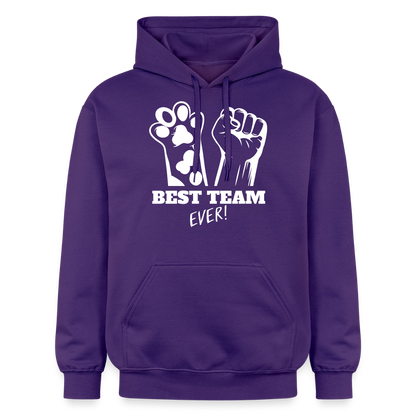 Best Team Ever Hoodie White Edition - Lila