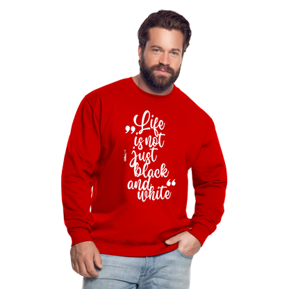Life is not just black and white Classic Pullover White Edition - LiNBW.