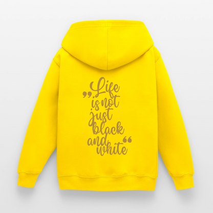 LiNBW. Crew Hoodie Life is not just black and white Edition Brown - LiNBW.